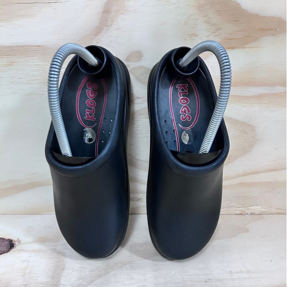 Klogs - Genuine Rubber - Clog Shoes - Black - Women's - 6 - Picture 7 of 9